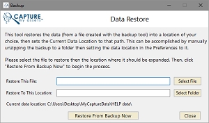 Data Restore