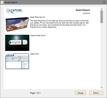 Print - Assets Summary